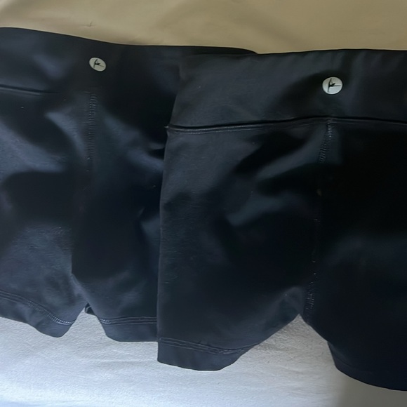 Two pairs Black dance / tumble shorts - Picture 3 of 8